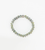 Abacus Gray Glass Bead Stretchy Bracelet
