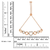 10K Rose Gold over .925 Sterling Silver 1/10 Cttw Round-Cut Diamond Heart Link Adjustable Bolo Bracelet (H-I Color, I2-I3 Clarity) - 6"-9" Adjustable