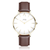 "PARIS" MENS LEATHER BAND WATCH