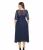 Lace Patch Evening Gown