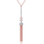 Collette Z Sterling Silver Clear Cubic Zirconia Y Necklace