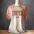 PUMPKIN SPICE | Animal Print Sleeves T-Shirt
