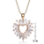 Collette Z Sterling Silver Cubic Zirconia Rhodium Plating Clear Necklace