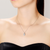 Collette Z Sterling Silver Small White Cubic Zirconia Teardrop Pendant