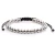 Polished Stainless Steel Men's Adjustable Bracelet