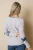 Splicing Waffle Knit Long Sleeve Top Thumb Hole
