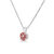 Karat White Gold 1/2 Carat Total Weight 4 Prong Set Lab Grown Pin Karat Diamond Solitaire 18" Pendant Necklace