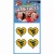 Waterless Peel & Stick Temporary Tattoos Fan-A-Peel / Gamesfaces