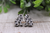 Snow Leopard (Micro) Cats || 14mm Stud Earrings