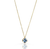 DESIREE AQUAMARINE BIRTHSTONE PENDANT NECKLACE - MARCH