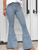 Stripe Bell Bottoms High Waisted Flare Denim Jeans