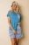 Marium Stripe Shorts Loungewear Set