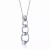 Collette Z Sterling Silver Cubic Zirconia Circle Journey Necklace
