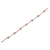 .925 10k Rose Gold Over Sterling Silver 1.0 cttw Diamond Floral Link Bracelet (I-J Color,I3 Clarity)