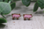 Pig Wood Stud Earrings *Hand Painted*
