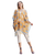 Starfish Border Accent Kimono