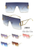 Large Single-Piece Lens with Bold Gold Color Arms