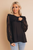 Handle It Sheer Sleeve Blouse