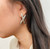 ETTA SILVER X EARRINGS