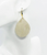 Gold On  Metallic Camo Leather Earrings 