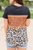 Casual Knit distinctive prints T-shirt
