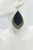 Gold and Maroon Genuine Leather Earrings 