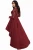 High Low Satin Vintage Lace