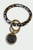 Up-Cycled Leopard Wrist Keychain