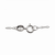 Collette Z Sterling Silver White Cubic Zirconia Heart-shape Necklace