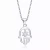 Collette Z Sterling Silver Cubic Zirconia Hamsa Necklace
