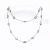 Collette Z Black-plated Sterling Silver White and Pink Cubic Zirconia Necklace