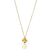 DESIREE CITRINE BIRTHSTONE PENDANT NECKLACE- NOVEMBER