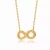 Collette Z Goldplated Sterling Silver Cubic Zirconia Infinity Necklace