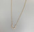 HEIDI GOLD HORSE SHOE PENDANT NECKLACE