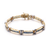 Collette Z Goldplated Sterling Silver Blue and White Cubic Zirconia Bracelet