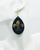 Fleur De Lis Leather Earrings 