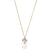 DESIREE WHITE TOPAZ BIRTHSTONE PENDANT NECKLACE - APRIL