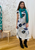 Caftan in Cotton Crepe