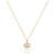 CECILE GOLD EVIL EYE PENDANT NECKLACE