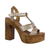 LOUISE-20 YOKI Women's wooden sole heel with side cut