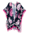 Floral Lace Border Accent Kimono