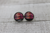 Mama on Brushstrokes  Glass Stud Earrings