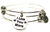 I Love You More Triple Style Bangle Bracelet