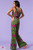 Tribal Green Printed wide legged jumpsuit