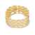 Collette Z Goldplated Sterling Silver Cubic Zirconia Wide Bracelet