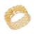 Collette Z Goldplated Sterling Silver Cubic Zirconia Wide Bracelet