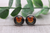 Happy Halloween Mouse || Glass Stud Earrings || Hypoallergenic