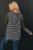 One I Love Striped Lightweight Hoodie