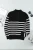 Color Block Buttons Drop-Shoulder Sleeve Cardigan