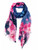 Gray & Floral Butterfly Scarf